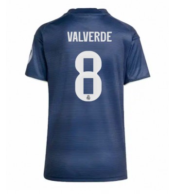 Real Madrid Federico Valverde #8 Replik Auswärtstrikot Damen 2025-26 Kurzarm